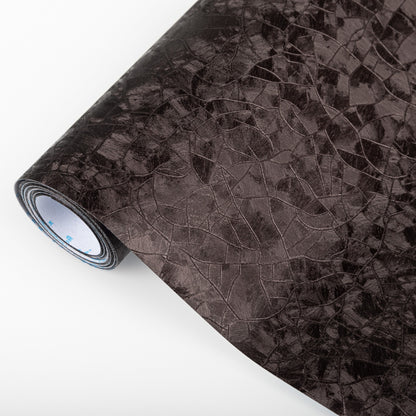 UMIGGEE Brown Wallpaper Peel and Stick Wallpaper Embossed Self Adhesive Textured Pattern Wallpaper Kitchen Counter Top Contact Paper 118-in x 15.7-in