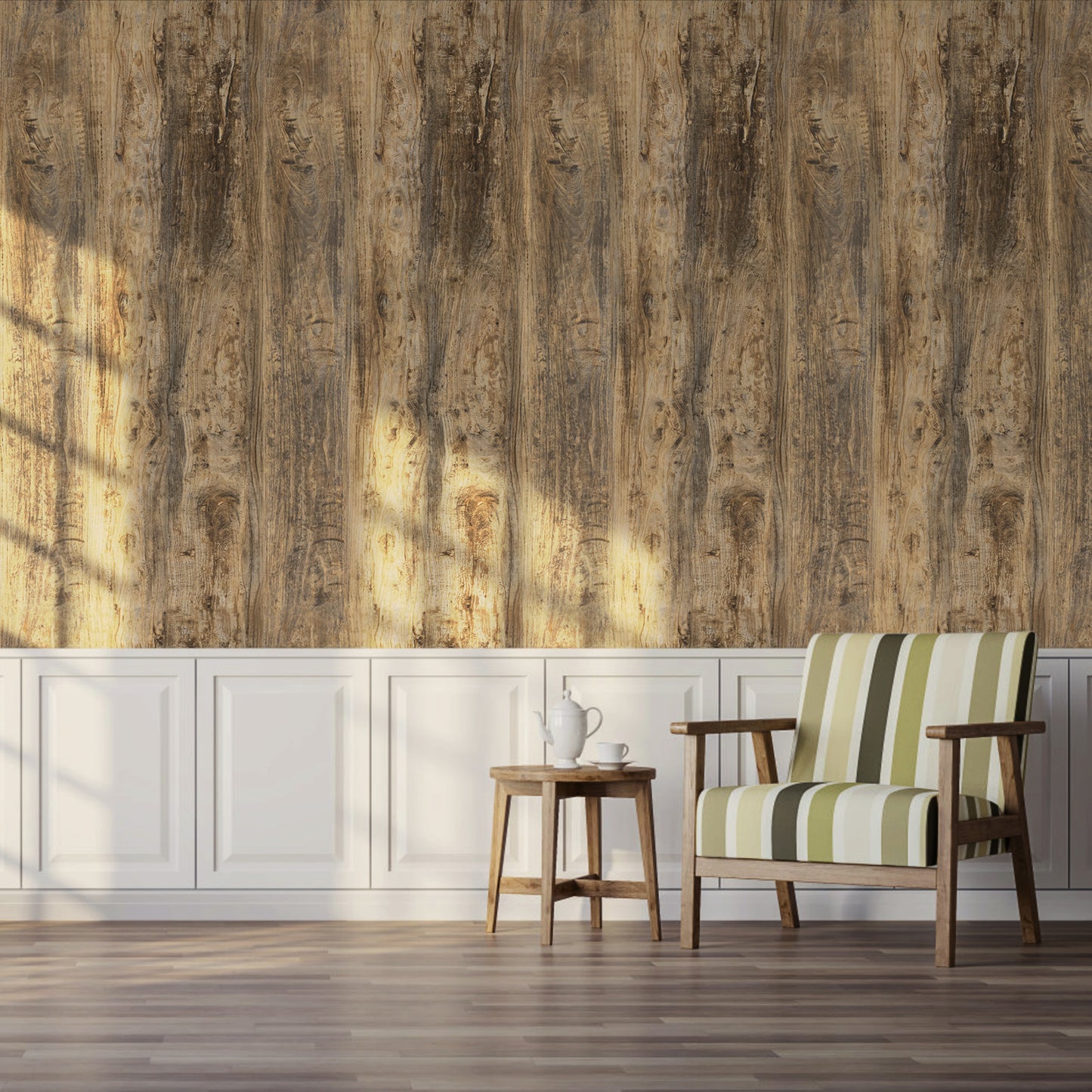 Abyssaly Wood Peel and Stick Wallpaper Wood Grain Waterproof Contact Paper 15.7 "x 118.1" Self-adhesive Removable Wall Paper for Countertop Bedroom Living Room Kitchen Wall